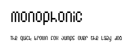 Monophonic.ttf字體轉換器圖片