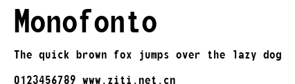 Monofonto.ttf字體轉換器圖片