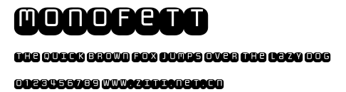 Monofett.ttf字體轉換器圖片