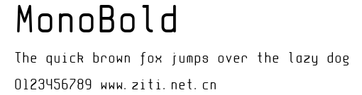 MonoBold.ttf字體轉換器圖片