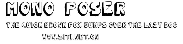 Mono2poser.ttf字體轉換器圖片