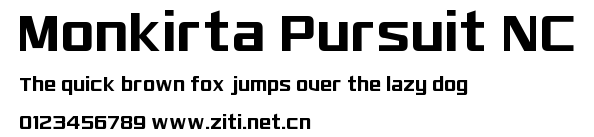 Monkirta Pursuit NC.ttf字體轉換器圖片