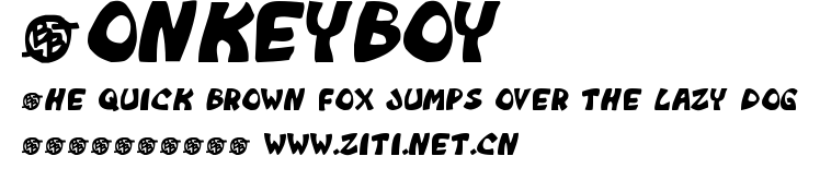 Monkeyboy.ttf字體轉換器圖片