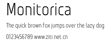 Monitorica.ttf字體轉換器圖片
