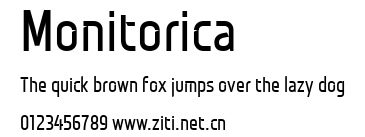 Monitorica.ttf字體轉換器圖片