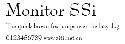 Monitor SSi.ttf字體轉換器圖片