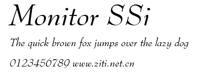 Monitor SSi.ttf字體轉換器圖片