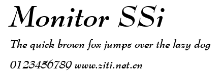 Monitor SSi.ttf字體轉換器圖片
