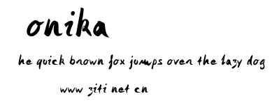 Monika.ttf字體轉換器圖片