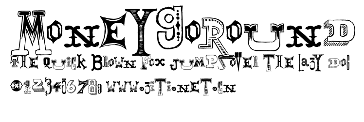 MoneyGoRound.ttf字體轉換器圖片