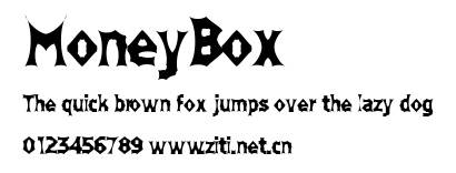 MoneyBox.ttf字體轉換器圖片