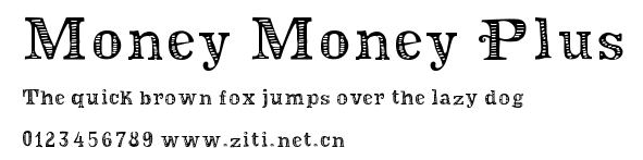 Money Money Plus.ttf字體轉換器圖片