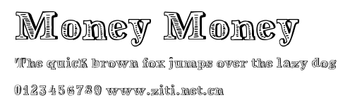 Money Money.ttf字體轉換器圖片