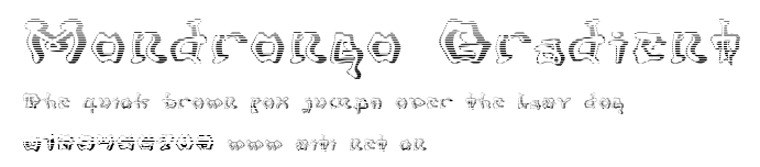 Mondrongo Gradient.ttf字體轉換器圖片