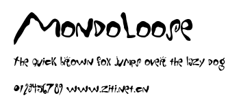 MondoLoose.ttf字體轉換器圖片