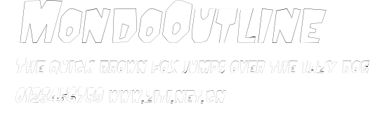 MondoOutline.ttf字體轉換器圖片