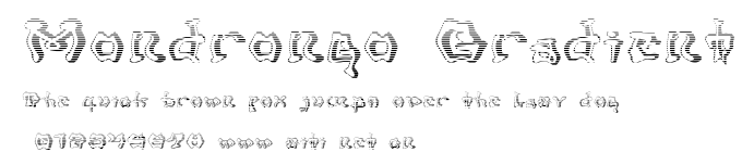 Mondrongo Gradient.ttf字體轉換器圖片