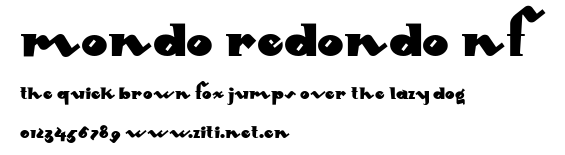 Mondo Redondo NF.ttf字體轉換器圖片
