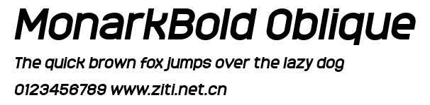MonarkBold Oblique.ttf字體轉換器圖片