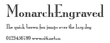 MonarchEngraved.ttf字體轉換器圖片