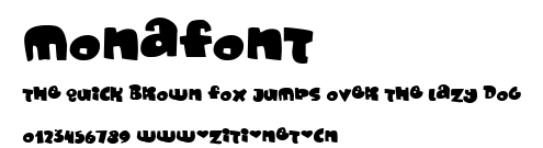 Monafont.ttf字體轉換器圖片