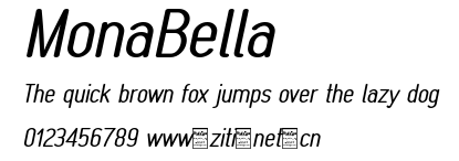 MonaBella.otf字體轉換器圖片