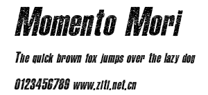 Momento Mori.ttf字體轉換器圖片