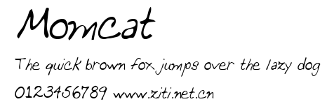 Momcat.ttf字體轉換器圖片