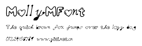 MollyMFont.ttf字體轉換器圖片