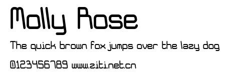 Molly Rose.ttf字體轉換器圖片
