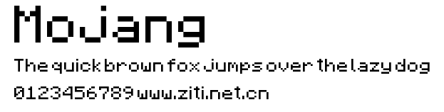 Mojang.ttf字體轉換器圖片