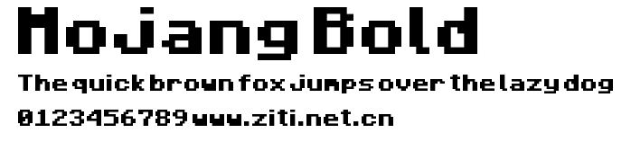 Mojang Bold.ttf字體轉換器圖片