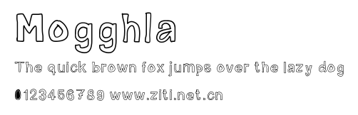 Mogghla.ttf字體轉換器圖片