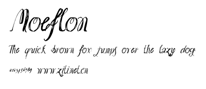 Moeflon.ttf字體轉換器圖片