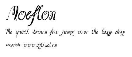 Moeflon.otf字體轉換器圖片