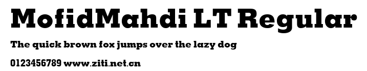 MofidMahdi LT Regular.ttf字體轉換器圖片