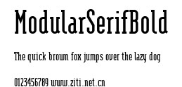 ModularSerifBold.ttf字體轉換器圖片