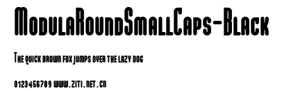 ModulaRoundSmallCaps-Black.ttf字體轉換器圖片