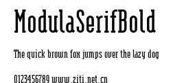 ModulaSerifBold.ttf字體轉換器圖片