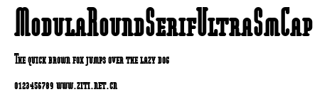 ModulaRoundSerifUltraSmCap.ttf字體轉換器圖片