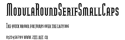 ModulaRoundSerifSmallCaps.ttf字體轉換器圖片