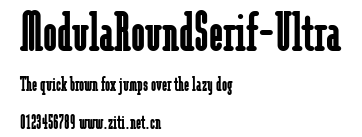 ModulaRoundSerif-Ultra.ttf字體轉換器圖片