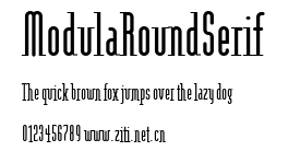 ModulaRoundSerif.ttf字體轉換器圖片