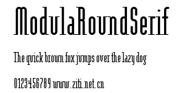 ModulaRoundSerif.ttf字體轉換器圖片