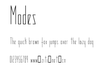Modes.ttf字體轉換器圖片