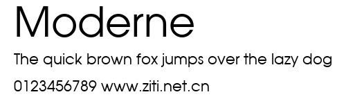 Moderne.ttf字體轉換器圖片