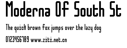 Moderna Of South St.ttf