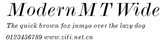 ModernMT Wide.ttf字體轉換器圖片