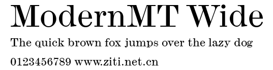 ModernMT Wide.ttf字體轉換器圖片
