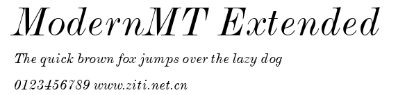 ModernMT Extended.ttf字體轉換器圖片